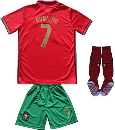 FPF 7 Cristiano Ronaldo Kids Football Soccer Jersey / Kratke hlače / čarape Kit Mladi veličine