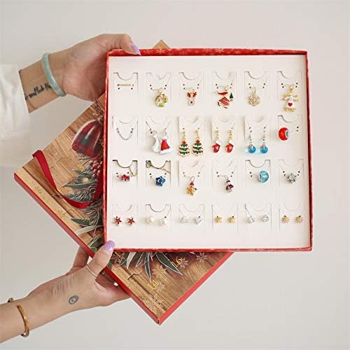 Slatka Privjesak Ogrlica kutija kalendar Set sa 24 čari DIY narukvica Advent Božić ogrlica pokloni Ogrlice