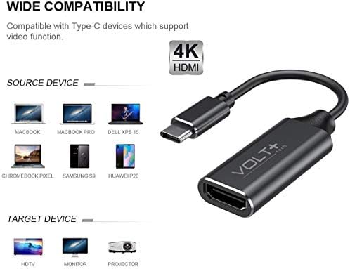 Radi Volt Plus Tech HDMI 4K USB-C kompatibilno s HART 60 PRO profesionalnom adapterom s digitalnim