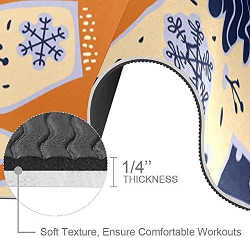 6mm Extra Thick Yoga Mat, Jelena Print Print Eco-Friendly TPE vježbe Mats Pilates Mat sa za