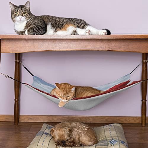 Mačka viseća mreža drvo ljubavi kat krevet kavez prozor Perch viseći prostor za uštedu za male kućne ljubimce