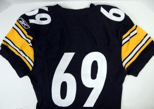 2011 Pittsburgh Steelers 69 Igra izdana Black Jersey 46 DP21307 - Neintred NFL igra rabljeni