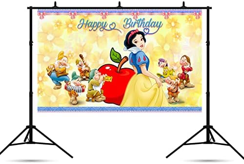 Princeza pozadina za Snjeguljicu temu potrepštine za rođendanske zabave 5x3ft Snjeguljica tema Banner