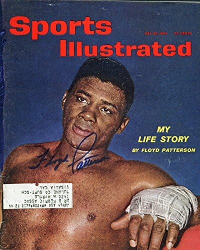 Floyd Patterson potpisao Sports Illustrated Magazine 5/28/1962 Psa / DNK Coa V67424-Boxing magazini sa autogramom