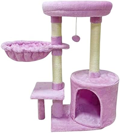 Kiyumi Cat Tree Cat Tower Condo sa Sisal stubom za grebanje za zatvorene mačke Cat Tree Cat