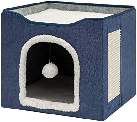 Leefasy Mačji Krevet Interaktivna Igračka Lopta Viseća Brusna Kandža Mačja Pećinska Kuća Univerzalna