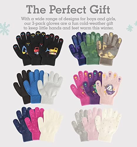Brook + Bay Kids magic Gloves-3 paketa dječije zimske rukavice-rukavice za hladno vrijeme za