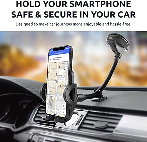 Držač telefona za usisni čaše OLIXAR, nosač automobila s dugim rukom sa rotacijom od 360 stupnjeva - univerzalno