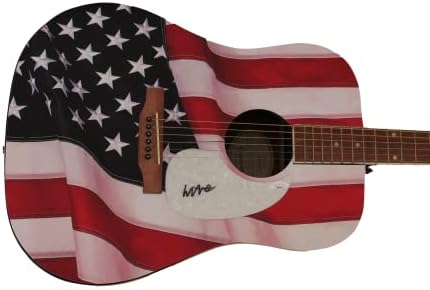 Colter Wall potpisan autogram pune veličine Custom Jednokratna američka zastava Gibson Epiphone Acoustic