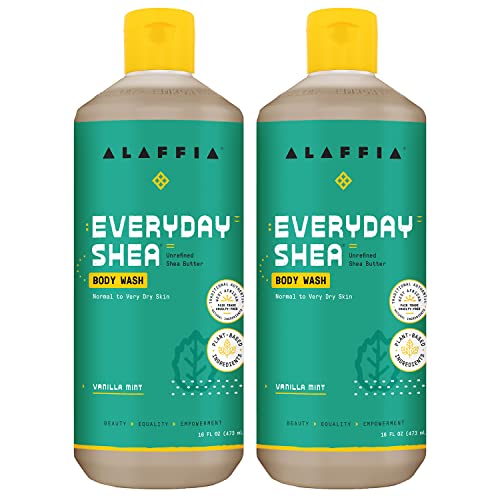 Alaffia svakodnevno Shea pranje tijela, prirodno pomaže u vlaženju i čišćenju bez skidanja prirodnih ulja