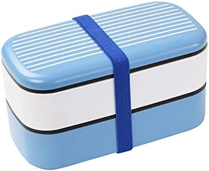Lxdzxy kutije za ručak, dvoslojne Bento kutije u japanskom stilu, svježe Bento kutije mogu