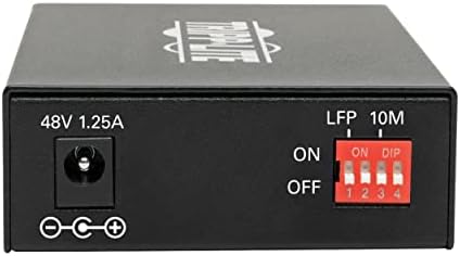 Tripp Lite Multimode Fiber optic do RJ45 Ethernet, Poe + 48 VDC, 10/100/1000 Mbps, LC konektori,