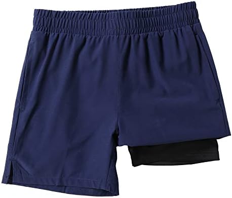 Irelia Boys Box kratki linijski kompresioni mrežice Atletski kratke hlače Džepne djece Brze suhe aktivne