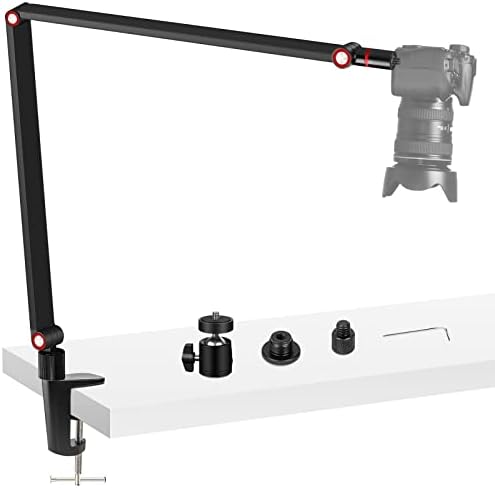 IFONGSH režijski kamerski stol, 360 ° okretni stol C Stezaljka C Stalak za pričvršćivanje sa 1/4 kuglastim glavom
