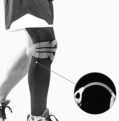 CCBUY 1 par silikonska opružna potpora za koljena košarkaški meniskus Patella štitnik za koljena kompresijski