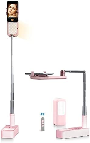 Yayusi stalak za telefon za snimanje, rotacija za 360° sa selfi postoljem i držačima za telefon,nosač