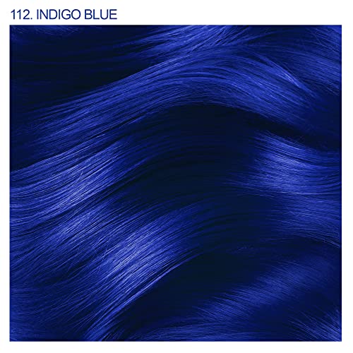 Adore sjajna polutrajna boja kose, 112 Indigo plava od Adore