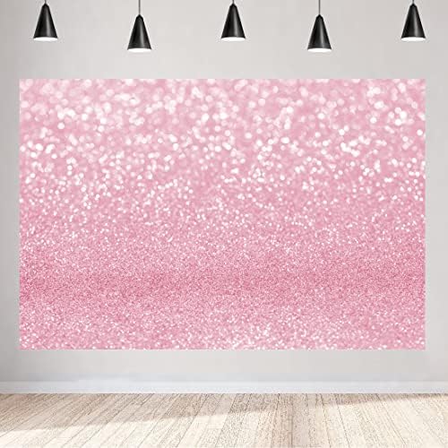 Aperturee 5x3ft Pink Bokeh pozadina Sažetak Glitter Sažetak Sparkle Spot fotografija pozadina Baby