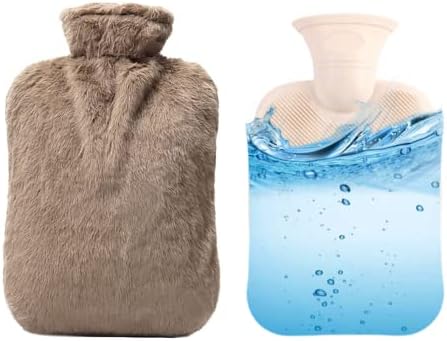 Flaša za toplu vodu sa poklopcem, 2l boca za toplu vodu za tijelo velika, meka udobna vreća