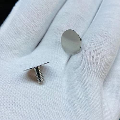 2pcs M5 thread 14mm * 0.6 mm glava screw slingshot luk vijci flat smooth 304 nerđajući čelik