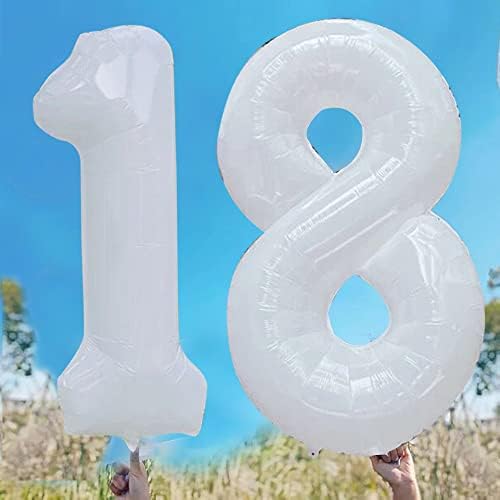 Goer 42 inčni srebrni broj 28 Broj 82 baloni, baloni za helijum jumbo folije za 28. ili 82. rođendanski
