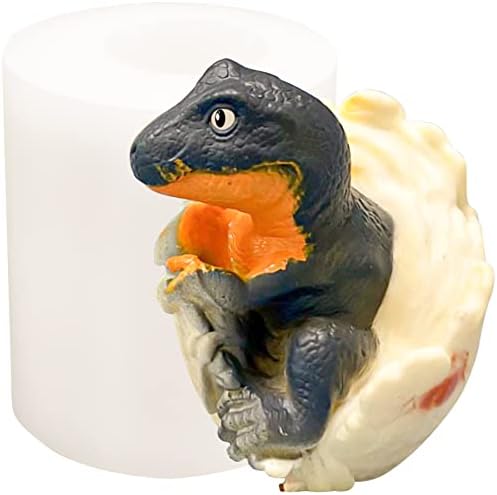 T-Rex Egg Silikonski kalup, dinosaur smola za lijevanje sapuna sa svijećama
