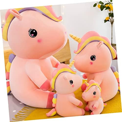 Toyvian 1pc Unicorn Plish Kids Body Jastuk Plišani igrački punjeni psi za djecu Jedinstvena lutka