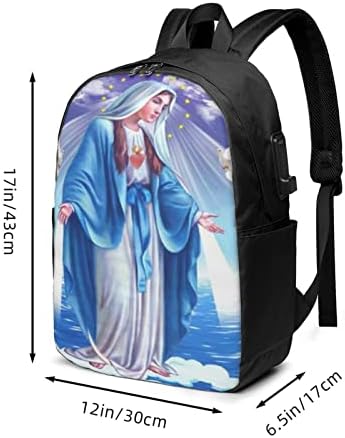 Kadeux Djevica Mary backpacks Business Travel Laptops ruksak s USB priključkom za punjenje na otvorenom