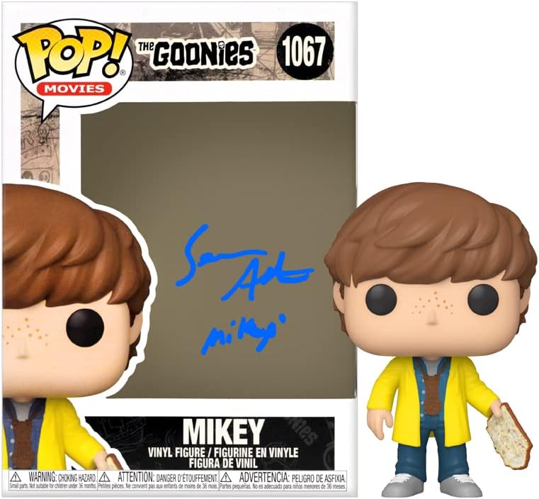 Sean Astin Sa Autogramom The Goonies Mikey Pop Vinyl 1067