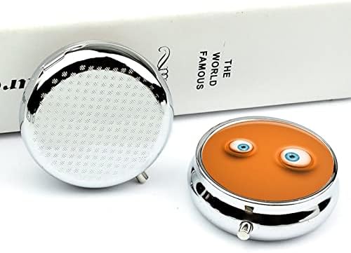Kutija za pilule za pilule za oči prenosiva metalna kutija za pilule za pilule / Vitamin /