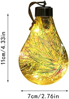 Canafa 2023 Novi Creative LED prozirni božićni božićni žarući božićno drvce za objesiti užarena