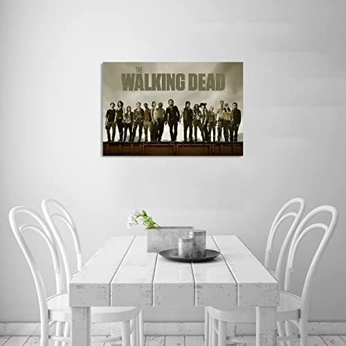subact The Walking Dead Poster 12x18inches TV serija Neuramljena platna slika klasični filmski