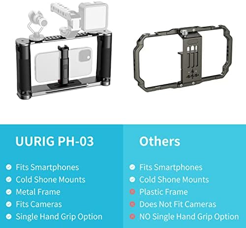 Uurig PH-03 stabilizator za mobilni telefon za snimanje Video zapisa-oprema za stabilizaciju