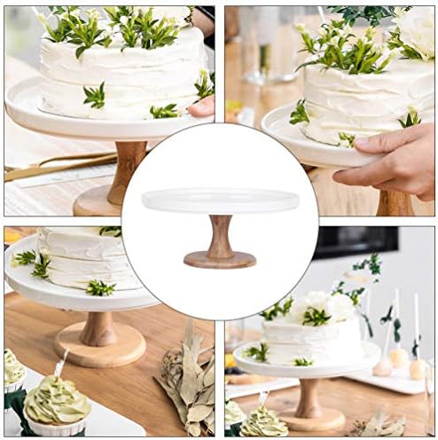 VORCOOL Porculanski stalak za torte okrugli štand za deserte stalak za kolačiće za rođendanske zabave