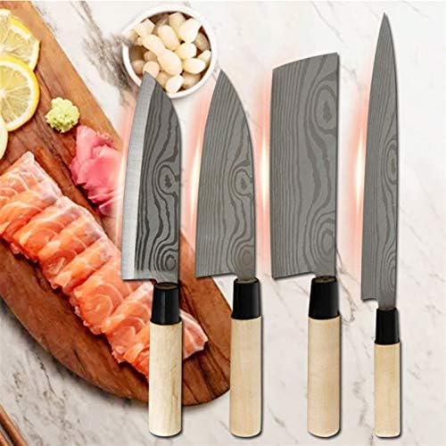 Kuhinjski set damask nehrđajući čelik 9 '' sashimi 6,5 '' santoku sjeckanje kuharskog kostiju