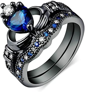 2023 Nova popularna dama Holds Sapphire Crowned Crown prstenovi za prstenje nakit Pokloni veličine
