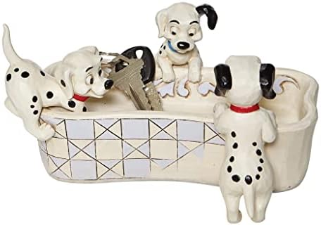 Enesco Disney Tradicije Jim Shore 101 Dalmatincima koštana posuda Figurica, 3,75 inča, višebojna