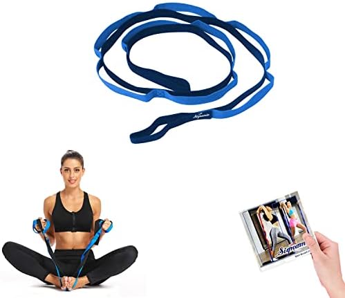 Signamio Unisex joga pojas za žene i muškarce Extra Debela vježba za vježbanje joga fitness 8-petlje