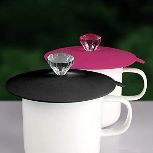 Gorgeous Creative Diamond Cup set poklopca od 6 silikonskih zaptivki otpornih na prašinu za hranu otpornih na