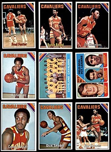 1975-76 TOPPS Cleveland Cavaliers Team set Cleveland Cavaliers ex + kavalir