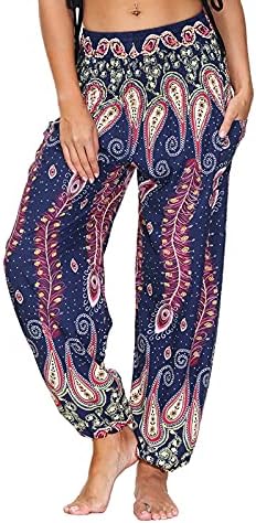 Miashui Leopard joga hlače za žene skrotiraju stražnjicu Ležerne žene labave joge hlače casual pantalone Yoga