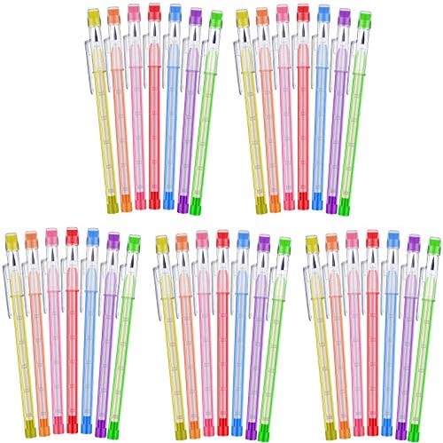 Zononski olovke za magable MUPIONAC olovka HB prozirna olovka šarena ne izoštrena pop up plastična