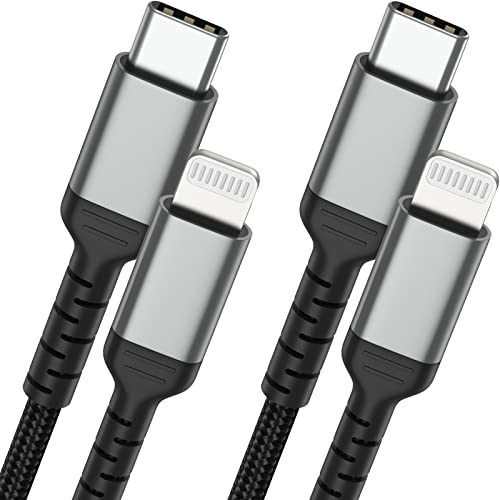 6ft USB C za iPhone punjač kabl dugačak, 2 paket USB Tip C za munjeviti kabl PD brzo punjenje USB-C