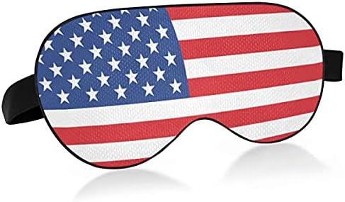 Xigua američka zastava prozračna maska ​​za spavanje, hladno osjećati poklopac za spavanje za oči za ljetni