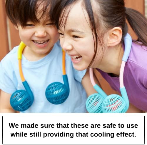 Začin života bez punjivih bežičnih W ventilator Mini za djecu od 6 do 12 - ljubičasta - nježni