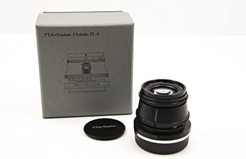 Ttartisan 35mm f / 1.4 objektiv za Fujifilm X, Crni