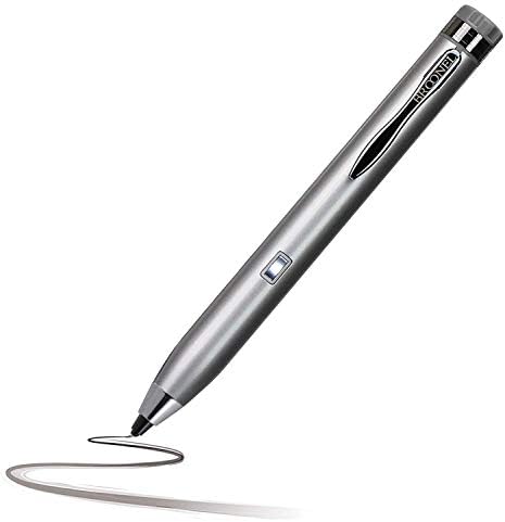 Bronel Silver Mini Fine Point Digital Active Stylus olovka Kompatibilan je s Acer Chromebook-om 13 CP713-1WN