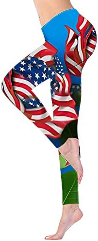 MIASHUI ženske pantalone za vežbanje ženske uske pantalone za jogu pantalone za Dan nezavisnosti Print helanke