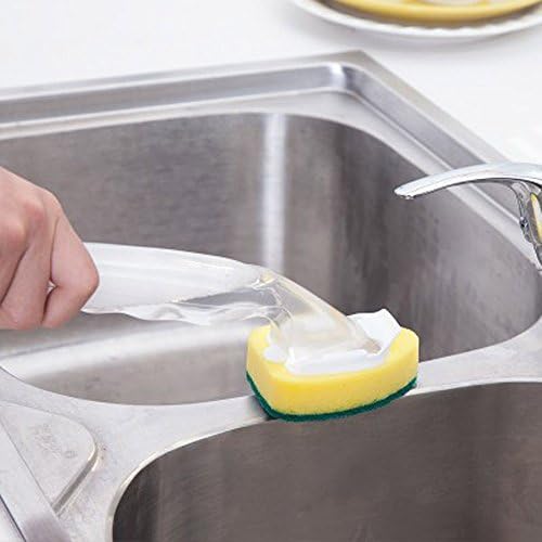 Rešetkati sa sapunom od nehrđajućeg čelika sapun četkica Očistite piling pranje kuhinjske dispenzer Kuhinja,