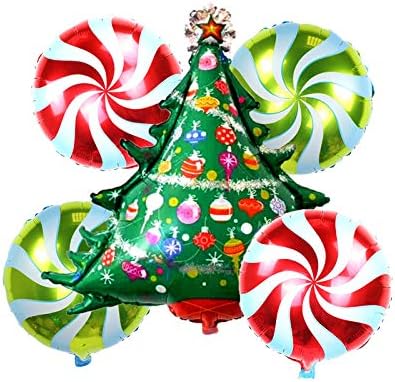 Božićni balon Dekoracija Kit Merry Božićni baloni sa Santa Claus & Candy Cane & Snowflake i božićno